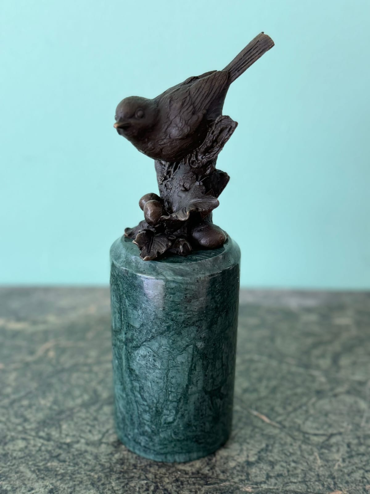 Sculpture Colombe 30cm Bronze