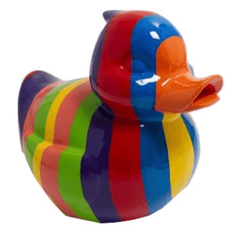 Statue Canard Animaux Resine - 65cm - Berlingot Multi - ANIMAUX-RESINE.FR