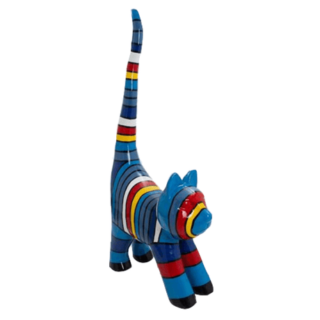 Statue Chat Animaux Resine - 205cm - Schtroumpf - ANIMAUX-RESINE.FR