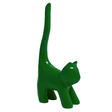 Statue Chat Animaux Resine - 30cm - Vert - ANIMAUX-RESINE.FR