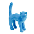 Statue Chat Animaux Resine - 35cm - Bleu Ciel - ANIMAUX-RESINE.FR