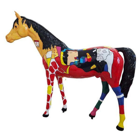 Statue Cheval Animaux Resine - 210cm - Picasso - ANIMAUX-RESINE.FR