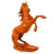 Statue Cheval Animaux Resine - 90cm - Orange - ANIMAUX-RESINE.FR