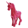 Statue Cheval Licorne Animaux Resine - 50cm - Rose Fushia - ANIMAUX-RESINE.FR