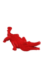 Statue Crocodile Animaux Resine - 120cm - Rouge - ANIMAUX-RESINE.FR