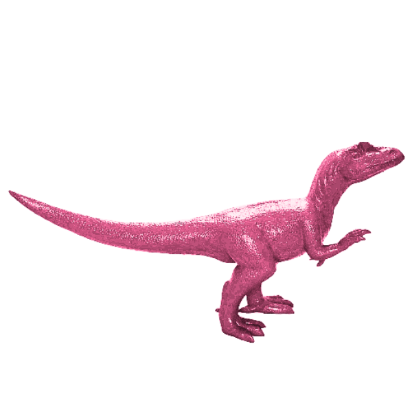 Statue Dinosaure Animaux Resine - 600cm - Rose Fushia - ANIMAUX-RESINE.FR