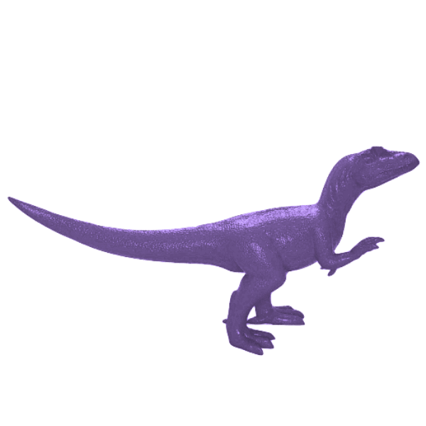 Statue Dinosaure Animaux Resine - 600cm - Violet - ANIMAUX-RESINE.FR