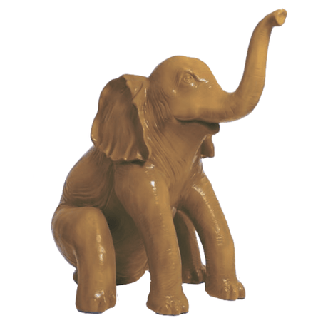 Statue Elephant Animaux Resine - 140cm - Marron - ANIMAUX-RESINE.FR