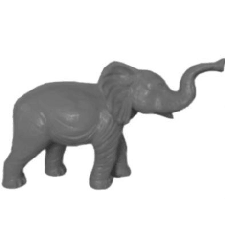 Statue Elephant Animaux Resine - 185cm - Gris - ANIMAUX-RESINE.FR