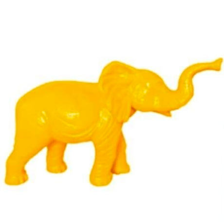 Statue Elephant Animaux Resine - 185cm - Jaune - ANIMAUX-RESINE.FR