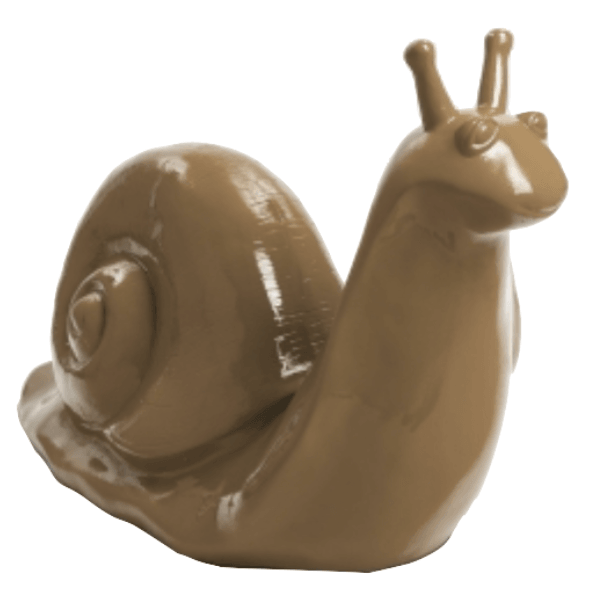 Statue Escargot Animaux Resine - 100cm - Marron - ANIMAUX-RESINE.FR