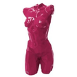 Statue Femme Buste Oeuvre Origami Resine - 85cm - Rose Fushia - ANIMAUX-RESINE.FR