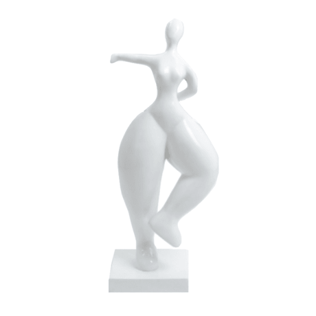 Statue Femme Nana Oeuvre Resine - 135cm - Blanc - ANIMAUX-RESINE.FR