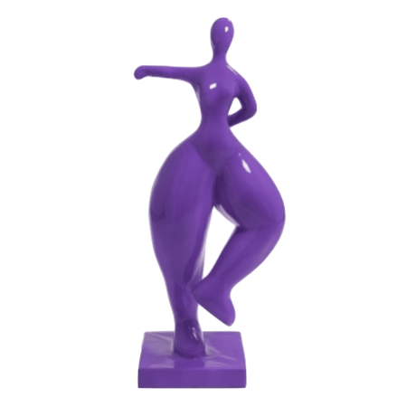 Statue Femme Nana Oeuvre Resine - 135cm - Violet - ANIMAUX-RESINE.FR