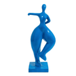 Statue Femme Nana Oeuvre Resine - 85cm - Bleu - ANIMAUX-RESINE.FR