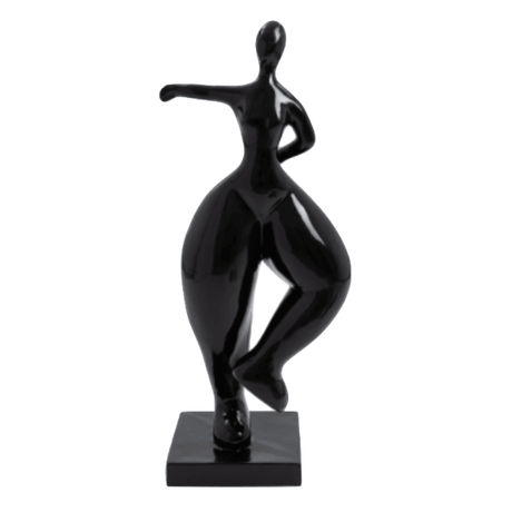 Statue Femme Nana Oeuvre Resine - 85cm - Noir - ANIMAUX-RESINE.FR