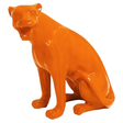 Statue Panthere Animaux Resine - 75cm - Orange - ANIMAUX-RESINE.FR