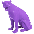 Statue Panthere Animaux Resine - 75cm - Violet - ANIMAUX-RESINE.FR