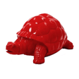 Statue Tortue Animaux Resine - 110cm - Rouge - ANIMAUX-RESINE.FR