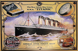 PLAQUE MÉTAL TITANIC 30X20 CM - PLAQUE DECORATIVE - ANIMAUX-RESINE.FR