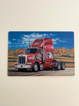 PLAQUE MÉTAL TRUCK US 30X20 CM - PLAQUE DECORATIVE - ANIMAUX-RESINE.FR