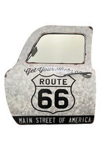 PORTIÈRE MÉTAL ROUTE 66 H.50CM - PORTIÈRE DECORATIVE - ANIMAUX-RESINE.FR